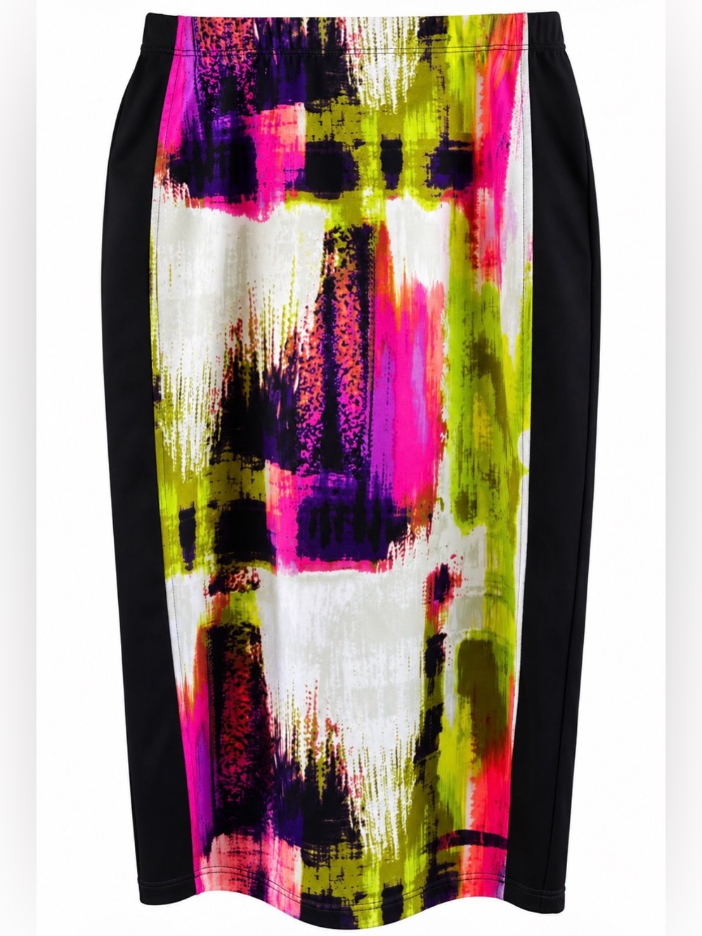 Rabbit Rabbit Rabbit Abstract Colorblock Pencil Skirt Size M